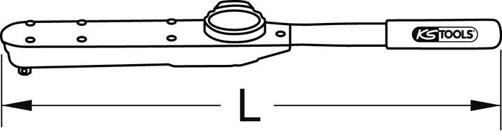 Actual product image KS Tools Test torque wrench, 1/4", 1.8-9 Nm (1/4", 1.80 Nm, 9 Nm)