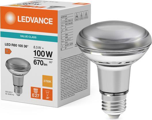 Productafbeelding Ledvance LED-reflectorlamp (E27, 670 lm, 1 x)