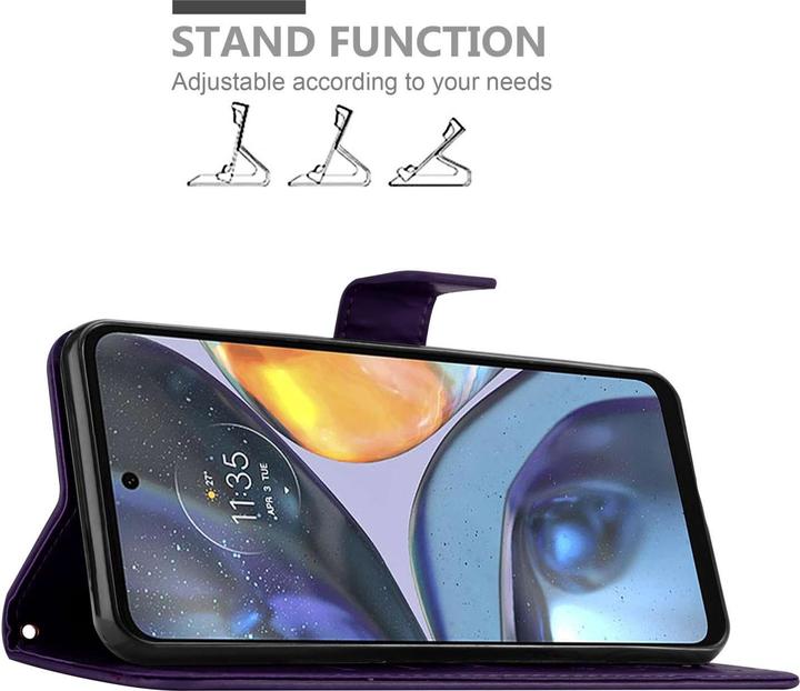Image du produit Cadorabo Coque pour Huawei P40 LITE 5G / NOVA 7 SE pour Fleur Book (Huawei Nova 7 SE, Huawei P40 Lite 5G)