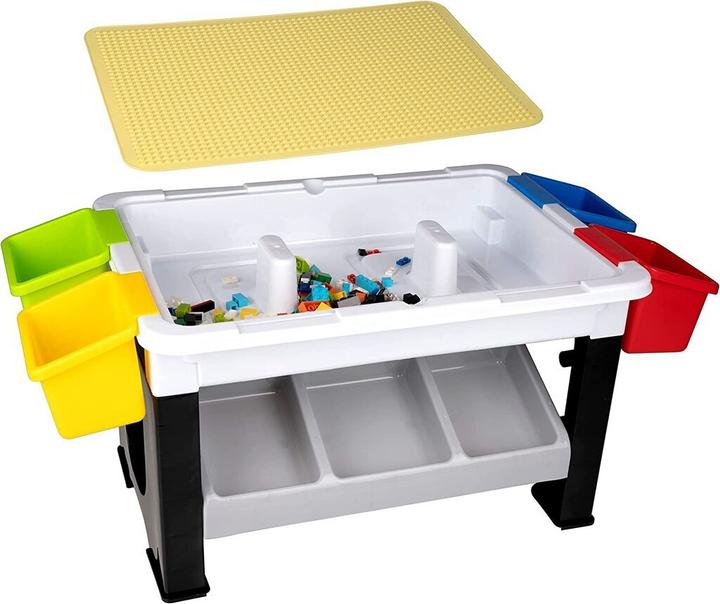 Image du produit Eddy Toys Table de jeu avec briques de construction