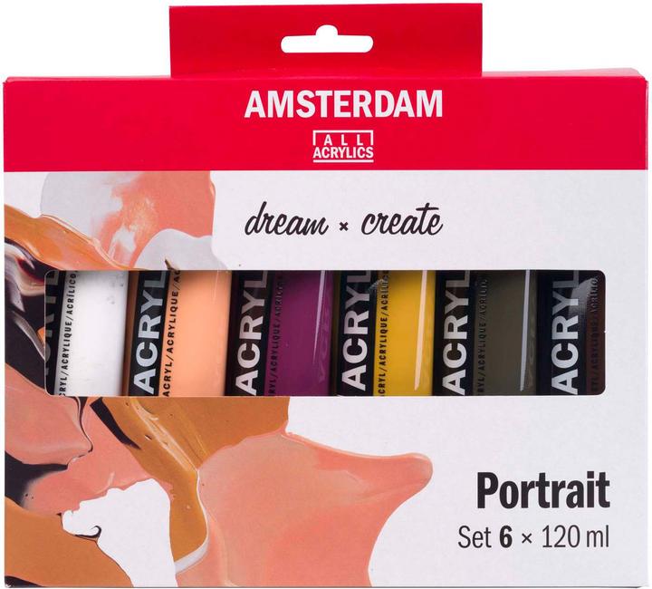 Actual product image Amsterdam Standard Series acrylverf portret set | 6 x 120 ml (120 ml)