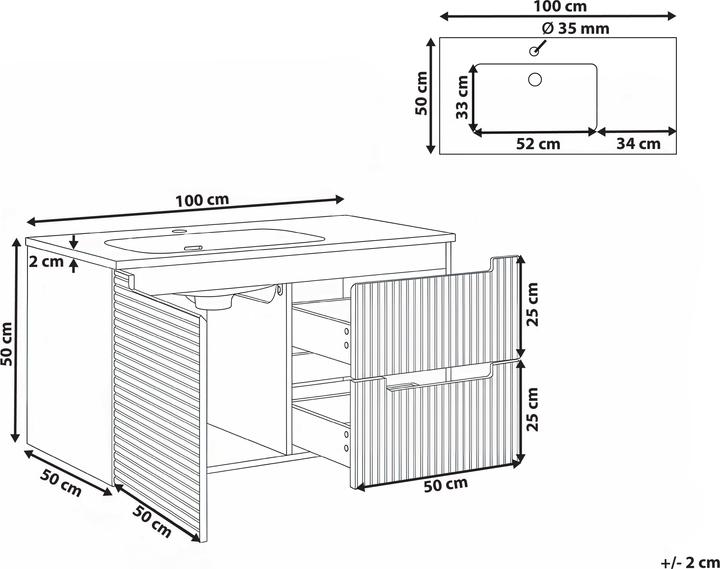 Actual product image Beliani Vala