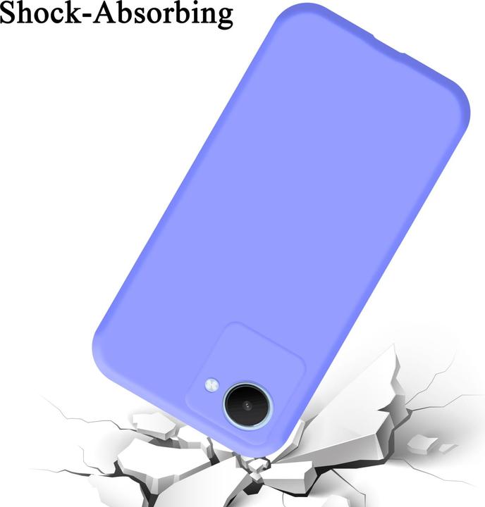 Image du produit Cadorabo TPU Liquid Silicone Case Housse pour Realme C30 / Narzo 50i PRIME (Realme Narzo 50i Prime, Nokia C30)