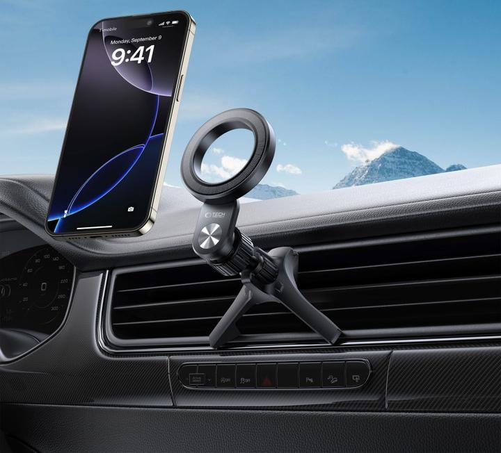 Productafbeelding Tech-Protect N53 Car Air Vent Holder with MagSafe Rings - Black