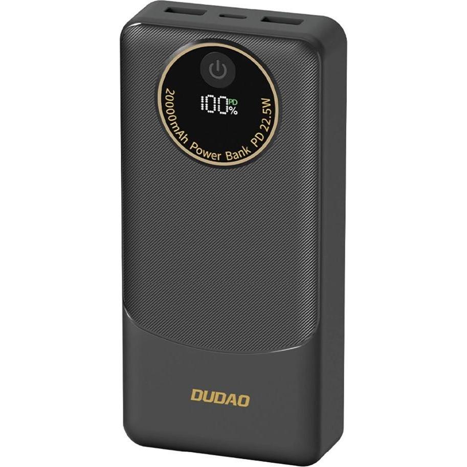 Dudao K12 powerbank 20000mAh 22.5W White (20000 mAh, 22.50 W), Powerbank, Schwarz