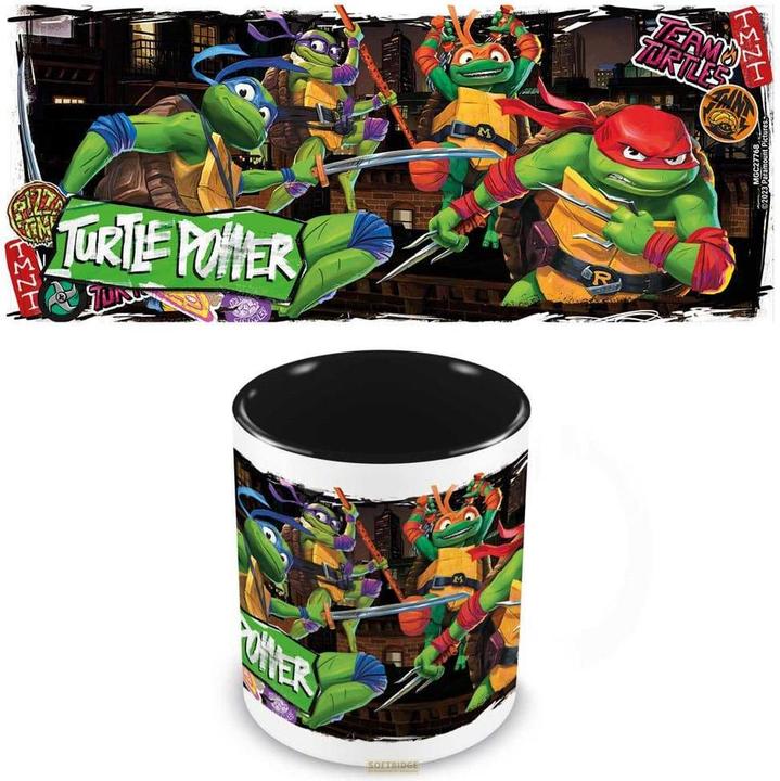 Productafbeelding Pyramid Tortues Ninja mug Mutant Mayhem Turtle Power (315 ml, 1x)