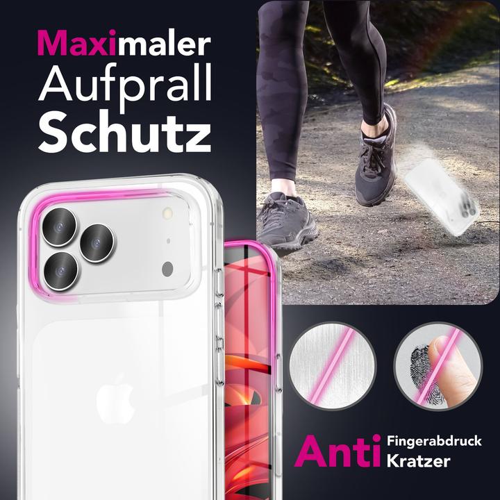 Immagine prodotto Nalia Full Cover "360Guard" - Klare 360 Grad Rundum Schutz Hülle - Full Body Phone Protection (Apple iPhone 17 Pro)