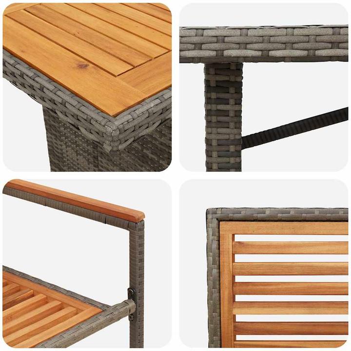 Produktbild vidaXL Garten Essgruppe (190 x 80 x 75 cm)