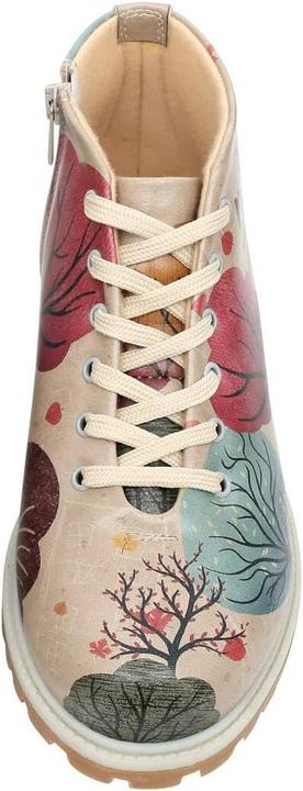 Actual product image Dogo Vegan Leather Multicolor Zip Boots (41)