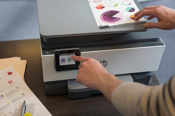 Produktbild HP OfficeJet Pro 9019e All-in-One (Tintenpatrone, Farbe)