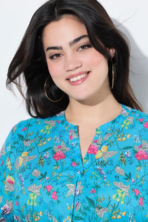 Actual product image Angel of Style Tunic, A-line, floral pattern, half sleeve (60)