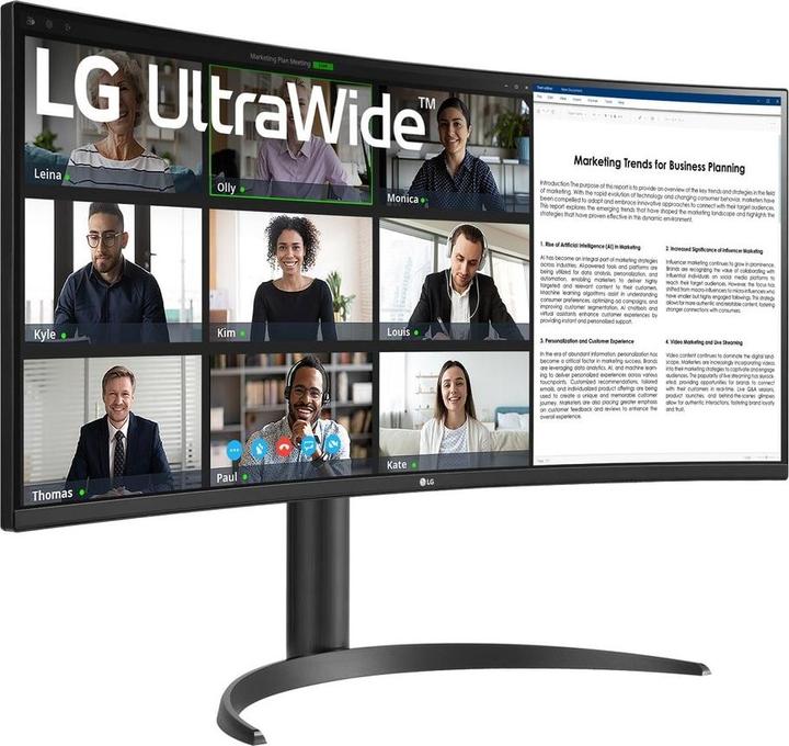 Produktbild LG 34WR50QK-B.AEU (3440 x 1440 Pixel, 34")