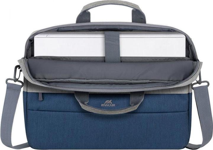 Produktbild Rivacase grey/dark blue anti-theft Laptop bag 15.6" (15.60", Universal)