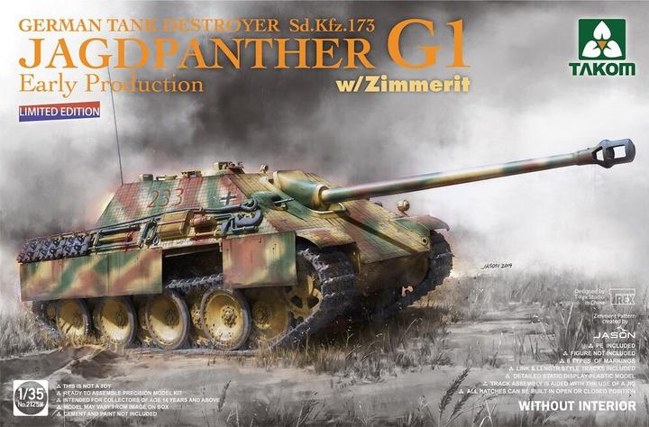 Produktbild Takom German Tank Destroyer Sd.Kfz.173 Jagdpanther G1 Early Production w/Zimmerit (Limited edition)