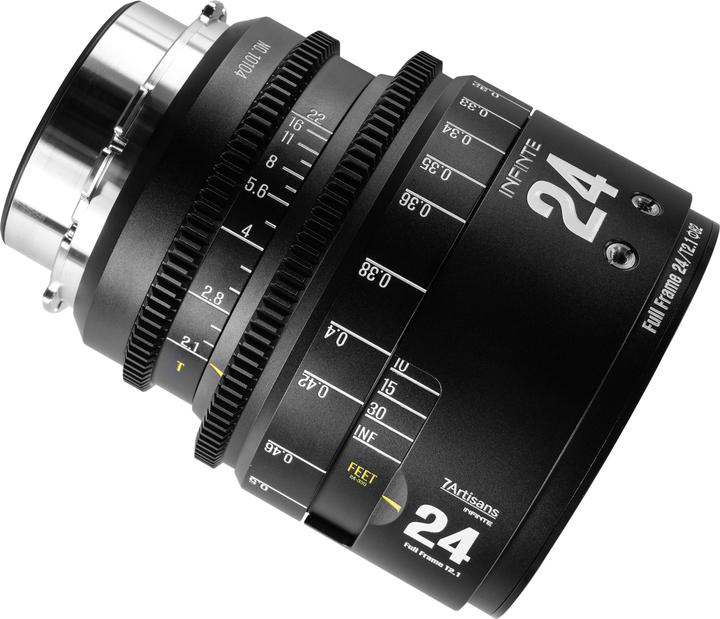 Produktbild 7artisans 24T21B-PL INF 24mm T2.1 INFINTE PL Mount (Black) (L-Mount, Vollformat)
