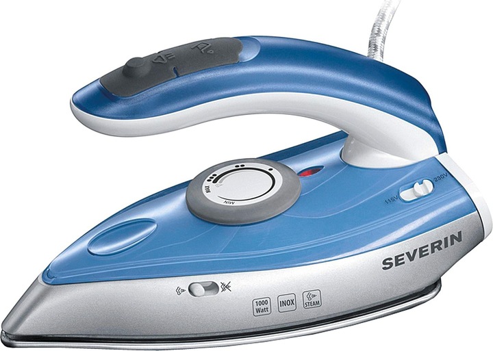 Actual product image Severin Travelling steam iron BA 3234 Silver (1000 W, 40 g/min)