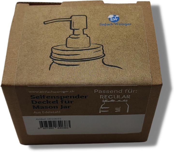 Produktbild Einfach Weniger Tafelfarbe Deckel Mason Jar (Regular oder Wide Mouth) Regular Mouth