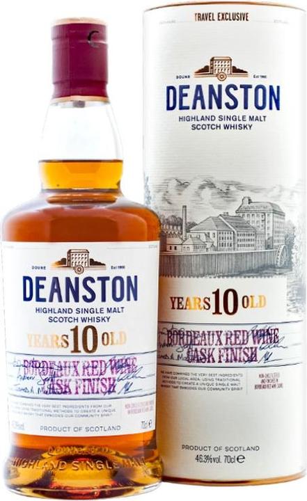 Actual product image Deanston Distillery 10 Year Old Bordeaux Red Wine Cask Finish (Scotch whisky)
