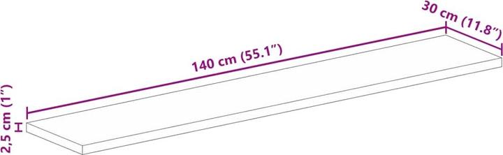 Immagine prodotto vidaXL Tischplatte (140 x 30 cm)