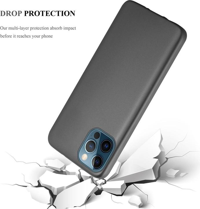 Actual product image Cadorabo TPU Matt Metallic Cover (Apple iPhone 12, Realme 12 Pro+)