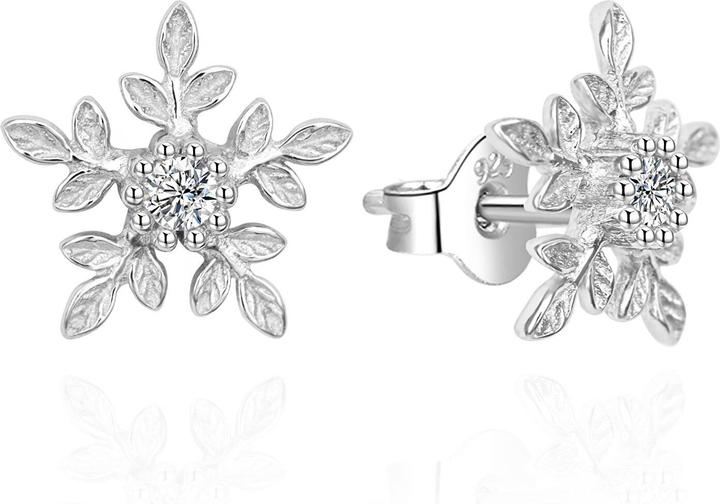 Immagine prodotto Agato - Beautiful silver earrings Snowflakes AGT-E013PW