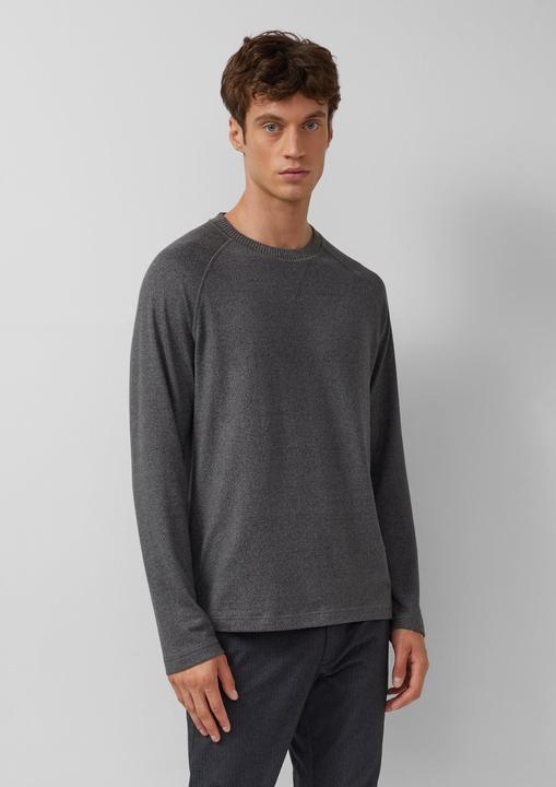 Produktbild s.Oliver T-Shirt Softes Longsleeve in Melange-Optik (S)