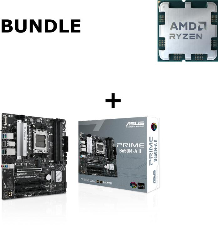 Produktbild ASUS PRIME B650M-A II (AM5, AMD B650, mATX)