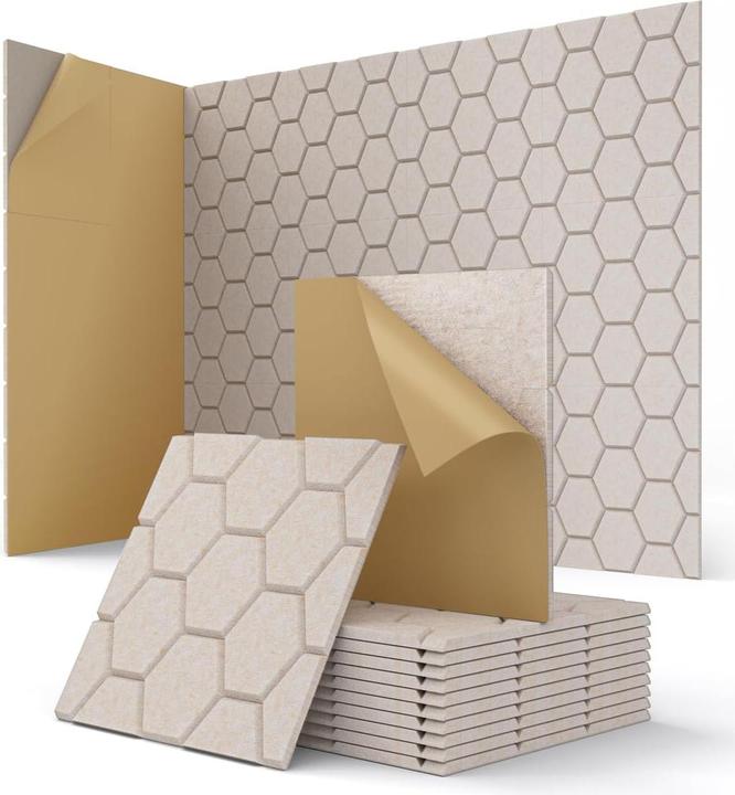 Produktbild Kuchoow Schallabsorber Akustikplatten-Set (12 Stk.)