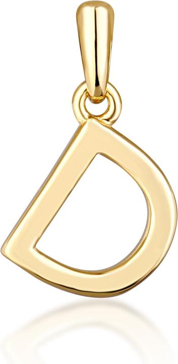 Image du produit JVD Pendentif Minimaliste Lettre "D" plaquée or SVLP0948XH2GO0D