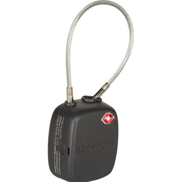Boompods LOCK TSA Bag Tracker (Universal) Grey, Localizzatore GPS, Grigio