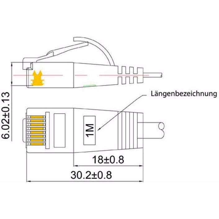 Thumbnail - Wirewin Netzwerkkabel (U/FTP, CAT6, 0.15 m), Netzwerkkabel