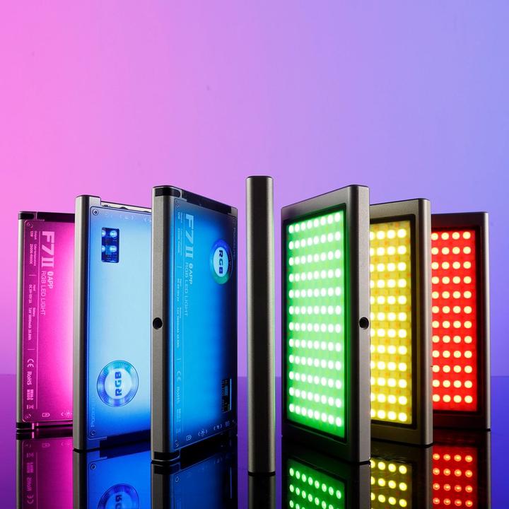 Actual product image Falcon Eyes RGB LED lamp PockeLite F7 II
