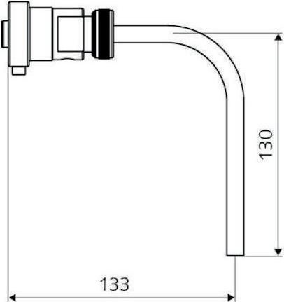 Actual product image Schell Sampling valve COMFORT Flex EntnPipe 90° w ÜM and seals