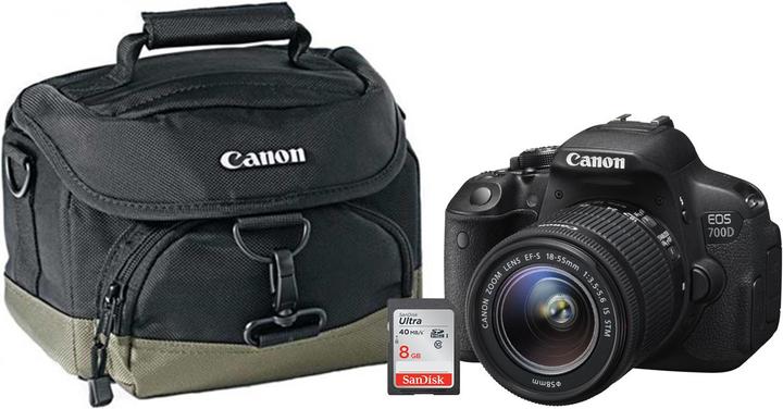 Produktbild Canon EOS 700D 18-55mm Kit inkl. Tasche und 8GB SD