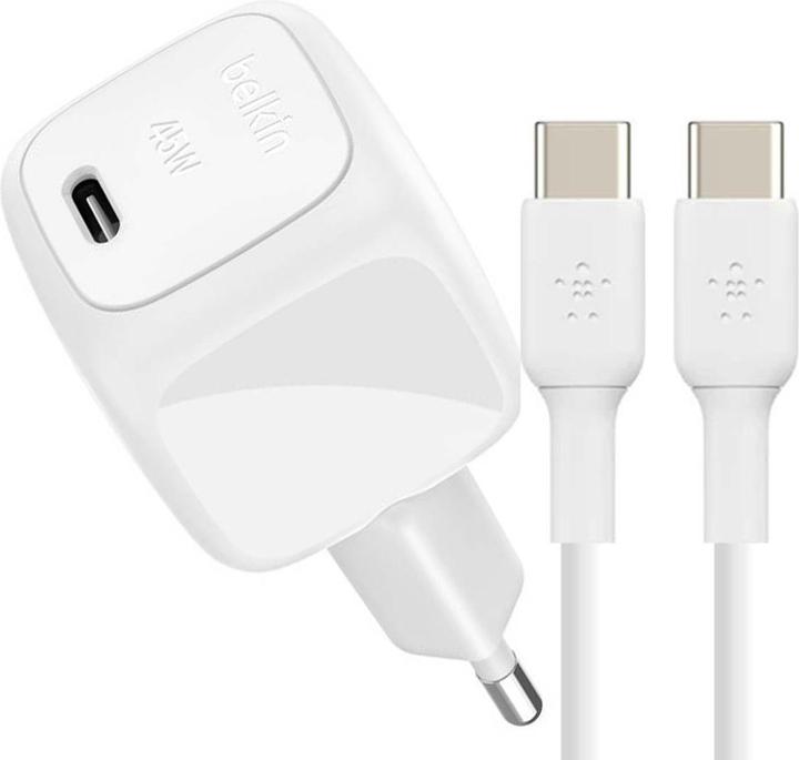 Actual product image Belkin BoostCharge 45 W USB-C with PD, incl. USB-C cable (45 W, 1 portion)