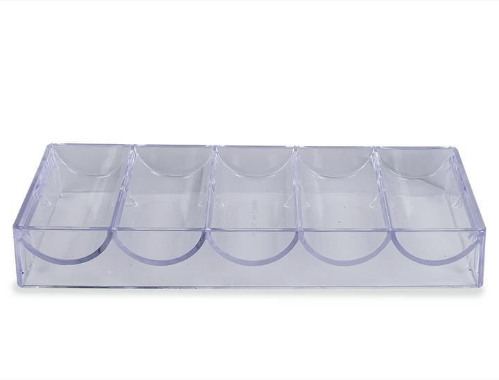 Actual product image Weible Chip Rack - Chip tray for 100 gaming chips (poker chips, blackjack chips)