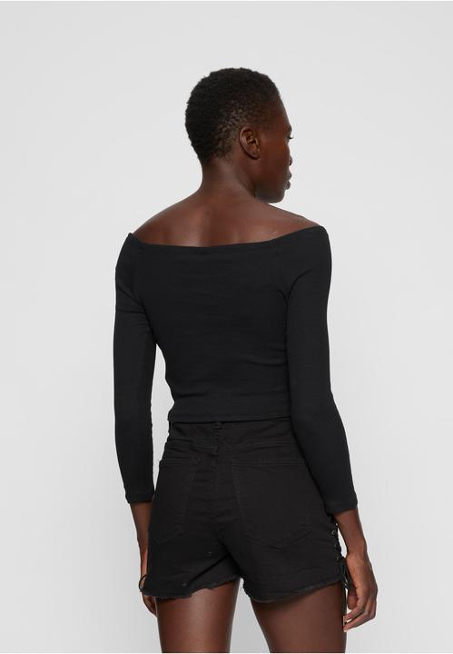 Immagine prodotto Urban Classics Donna Off Shoulder Rib Longsleeve - 16497 (4XL)