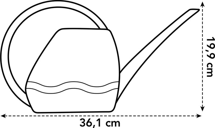 Actual product image Elho Aquarius Watering Can (1.50 l)