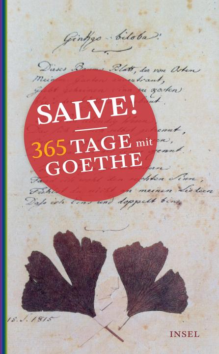 Produktbild Salve! 365 Tage mit Goethe (Harter Einband, Deutsch)