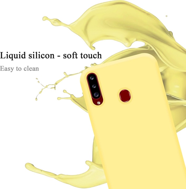 Produktbild Cadorabo TPU Liquid Silicone Case Cover (Samsung Galaxy A20s)