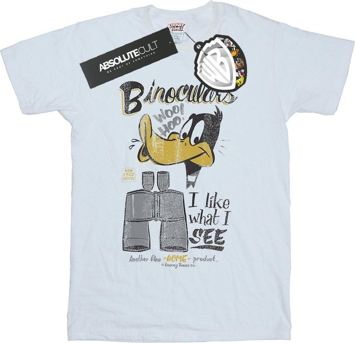 Produktbild Looney Tunes Daffy Duck Binoculars TShirt (L)