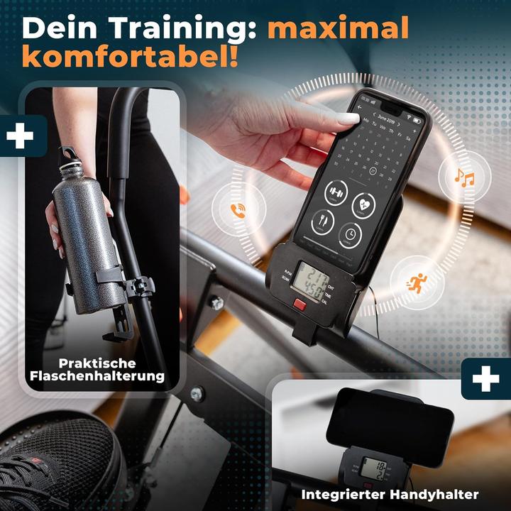 Immagine prodotto Movana Fitnessgerät Treppensteiger mit 3 Schwierigkeitsstufen und Flaschenhalter