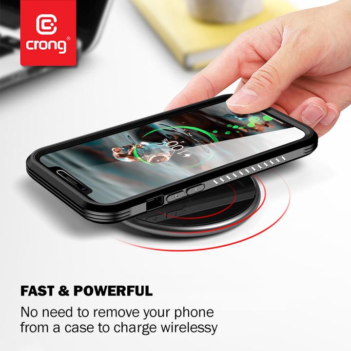 Actual product image Crong Charger Induction 3 A (CRG-PS15W-WHI) (15 W)