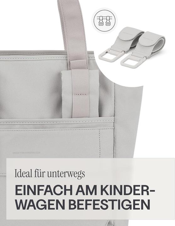 Produktbild Kapten & Son Laptoprugzak / Rugtas / Luiertas 15 Inch Vegan Lindby Grijs (18 l)