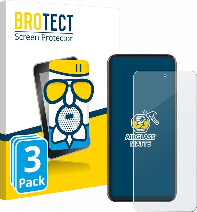 BROTECT AirGlass Glass Matte (3 Piece, Oppo Reno 13 Pro)