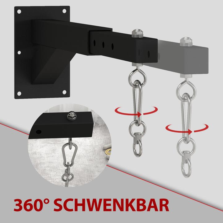 Produktbild SportNow Boxsack Wandhalterung Stahl Schwarz