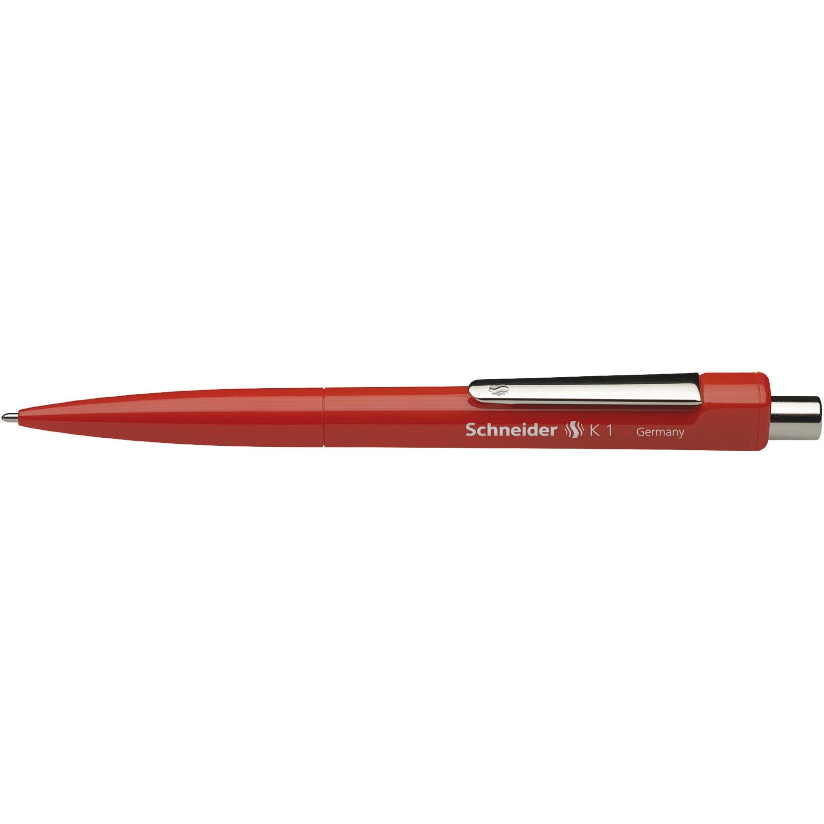 Schneider, Penne, Biros K 1 0,5mm rosso a prova di documento Colore del cilindro: rosso (Rosso, 1 x)