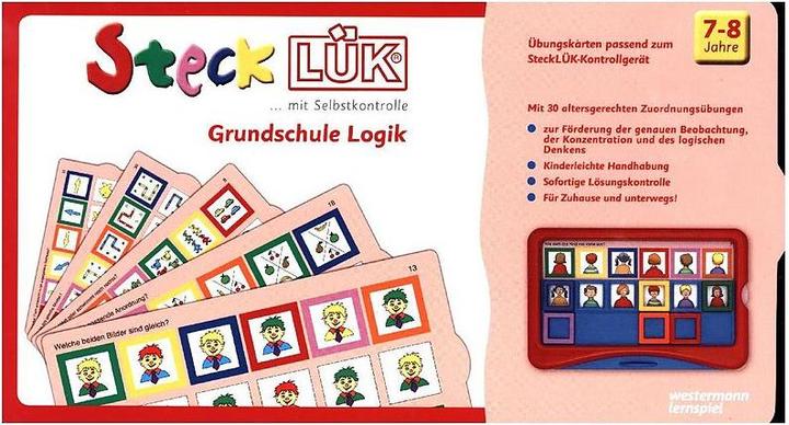 Produktbild SteckLÜK. Grundschule Logik: Alter 7 - 8 (rot) (Deutsch, 2016)
