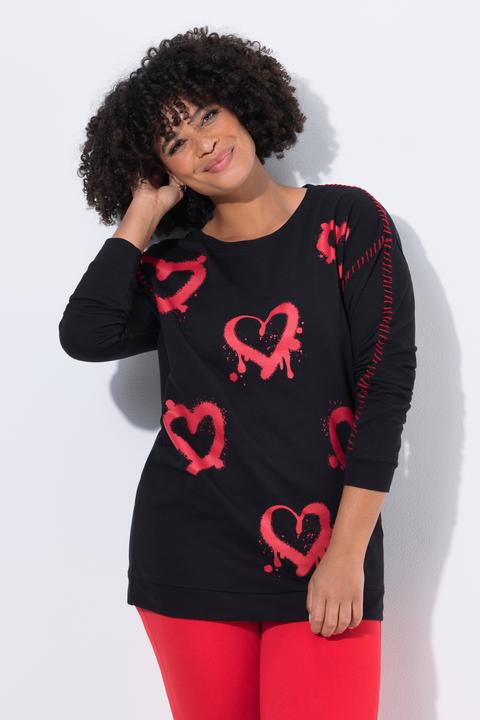 Produktbild Angel of Style Sweatshirt, Loose Fit, Neon Herzen (60)