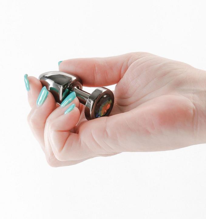 Produktbild NS Novelties Small Anal Plug Rear Assets Aluminum Butt Plug for Beginners Metal Anal Toy with Gem Petite Size (Gu